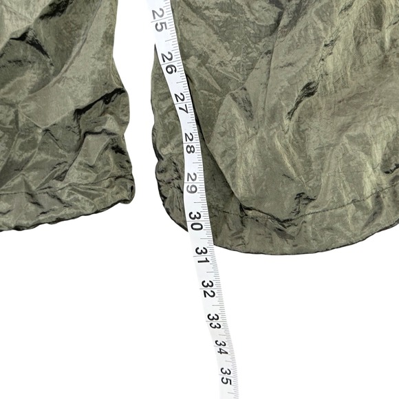 Urban Outfitters Iets Frans Baggy Tech Pants Green Streetwear Utility Size Small - Picture 12 of 16